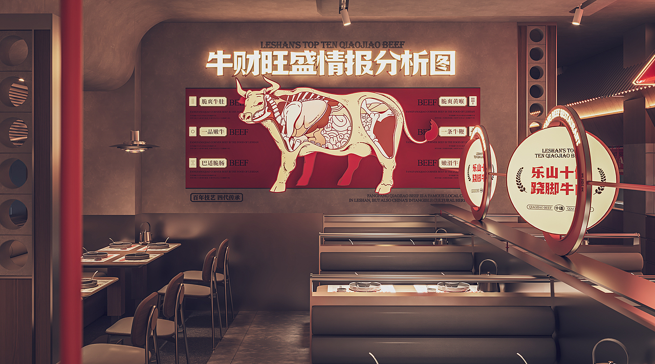 芳芳-跷脚牛肉馆(图ZMjczODI2NzMy) - 品牌 - 站酷设计师新人類計劃原创素材 - 站酷ZCOOL
