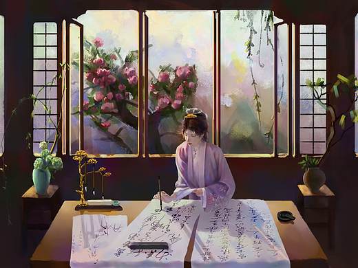 厚涂插画