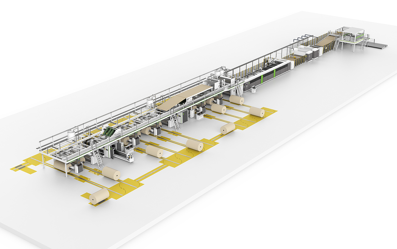 瓦楞生产线（图ZMTczOTc4OTEy） - 工业用品/机械 - 站酷设计师意品深蓝工业设计原创素材 - 站酷ZCOOL