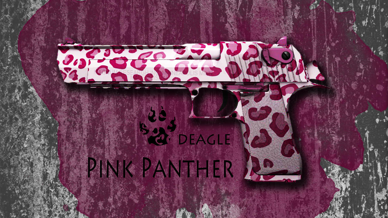 csgo皮肤设计 小姐姐专属--粉红豹