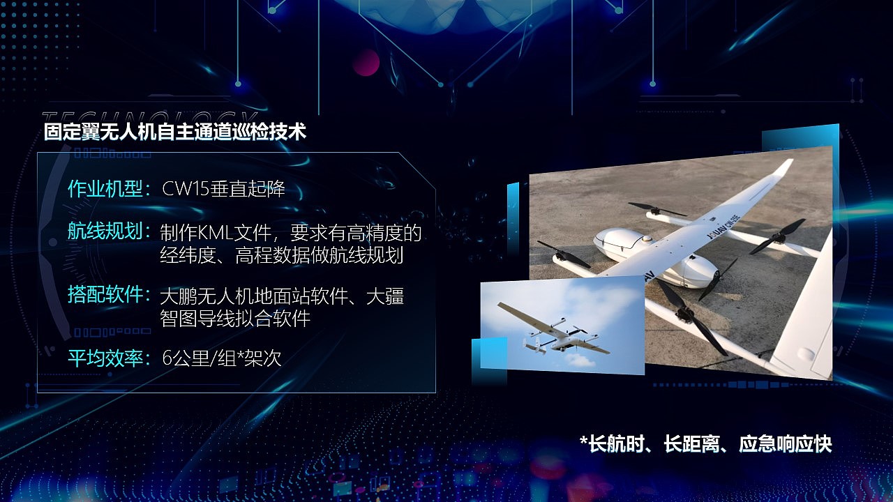 无人机自动驾驶技术 科技风ppt