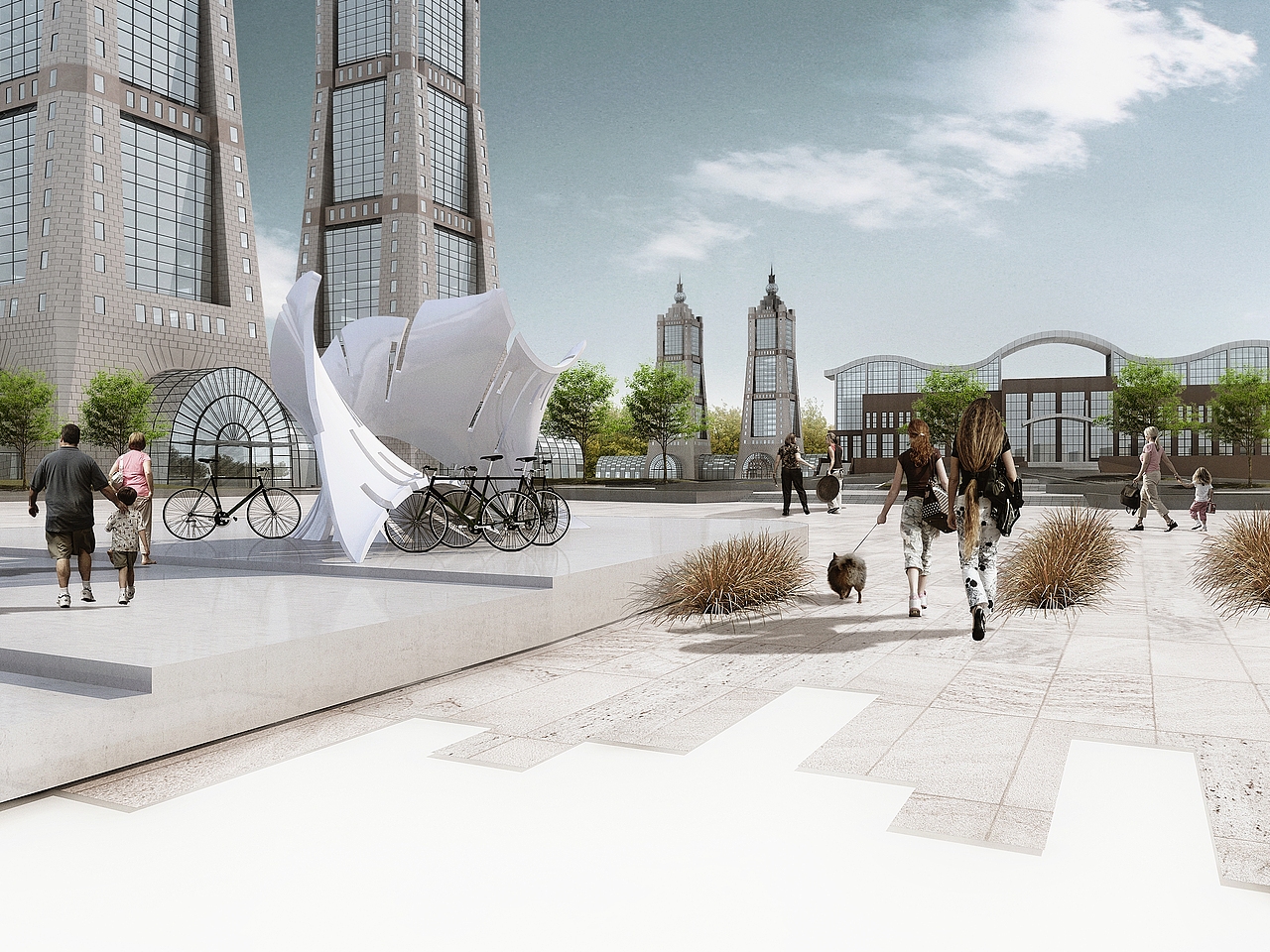 建筑效果图近一年的作品