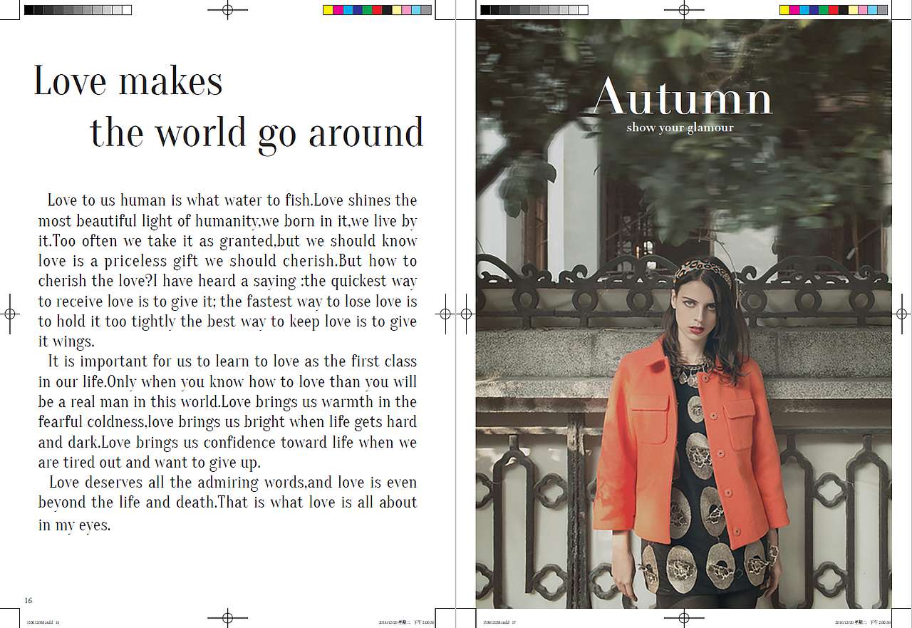 欧美摄影杂志设计