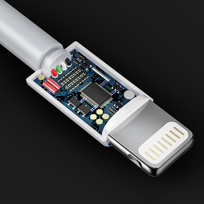 数据线电子芯片3D渲染