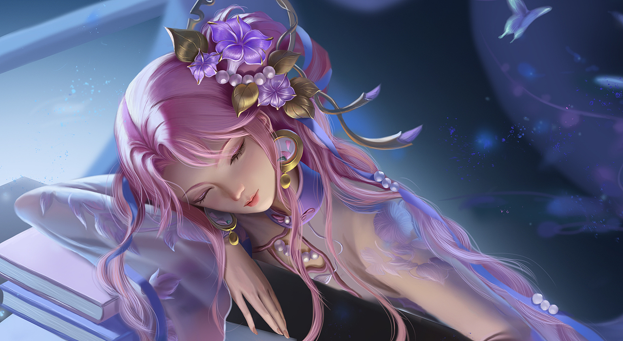 插画临摹王者荣耀王昭君