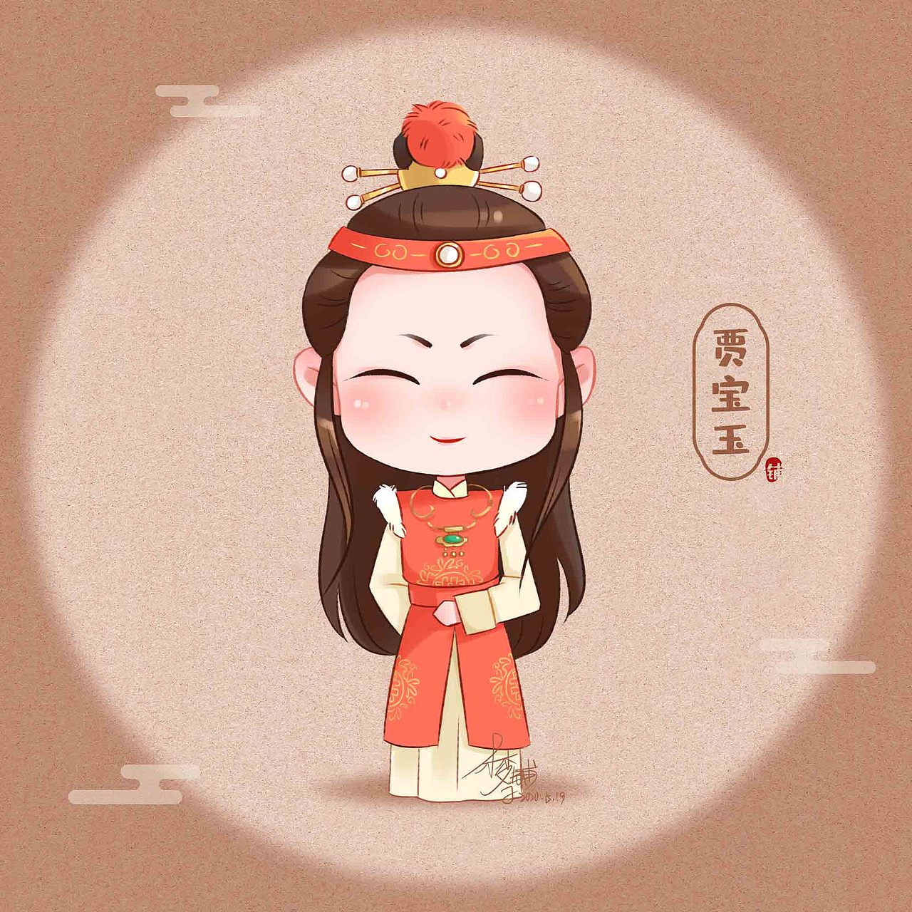 红楼梦q版小人物