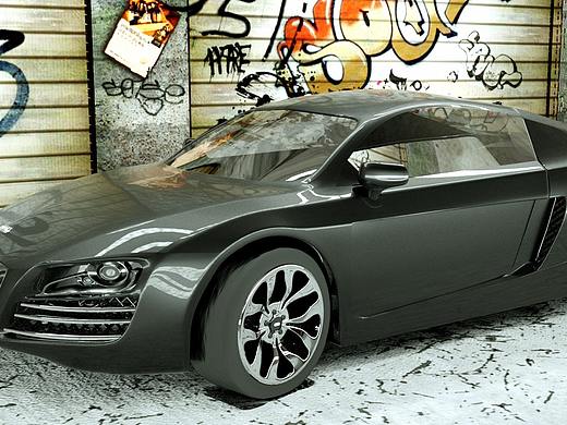 写实场景+奥迪r8（个人主页-ZMzYwNjYwODQ=） - 场景 - 站酷设计师应该会好吃的包子原创素材 - 站酷ZCOOL