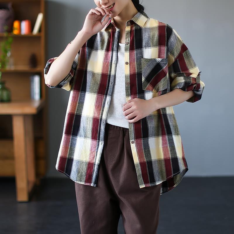 淘宝棉麻女模特摄影