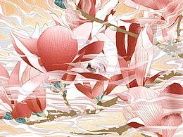 露珠-人魚(yú)系列3創(chuàng)意手繪插畫(huà)