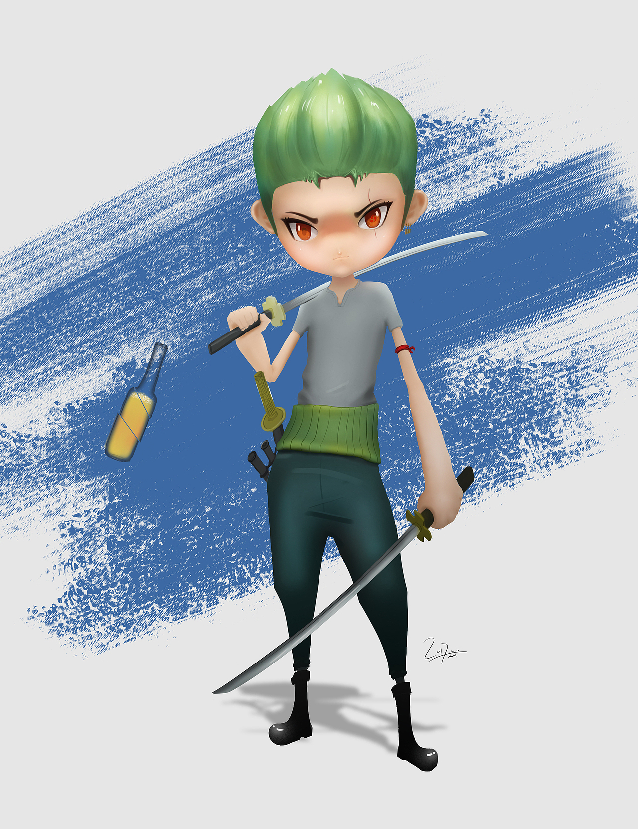 不管结果,只要坚持着。坚持下去就好!