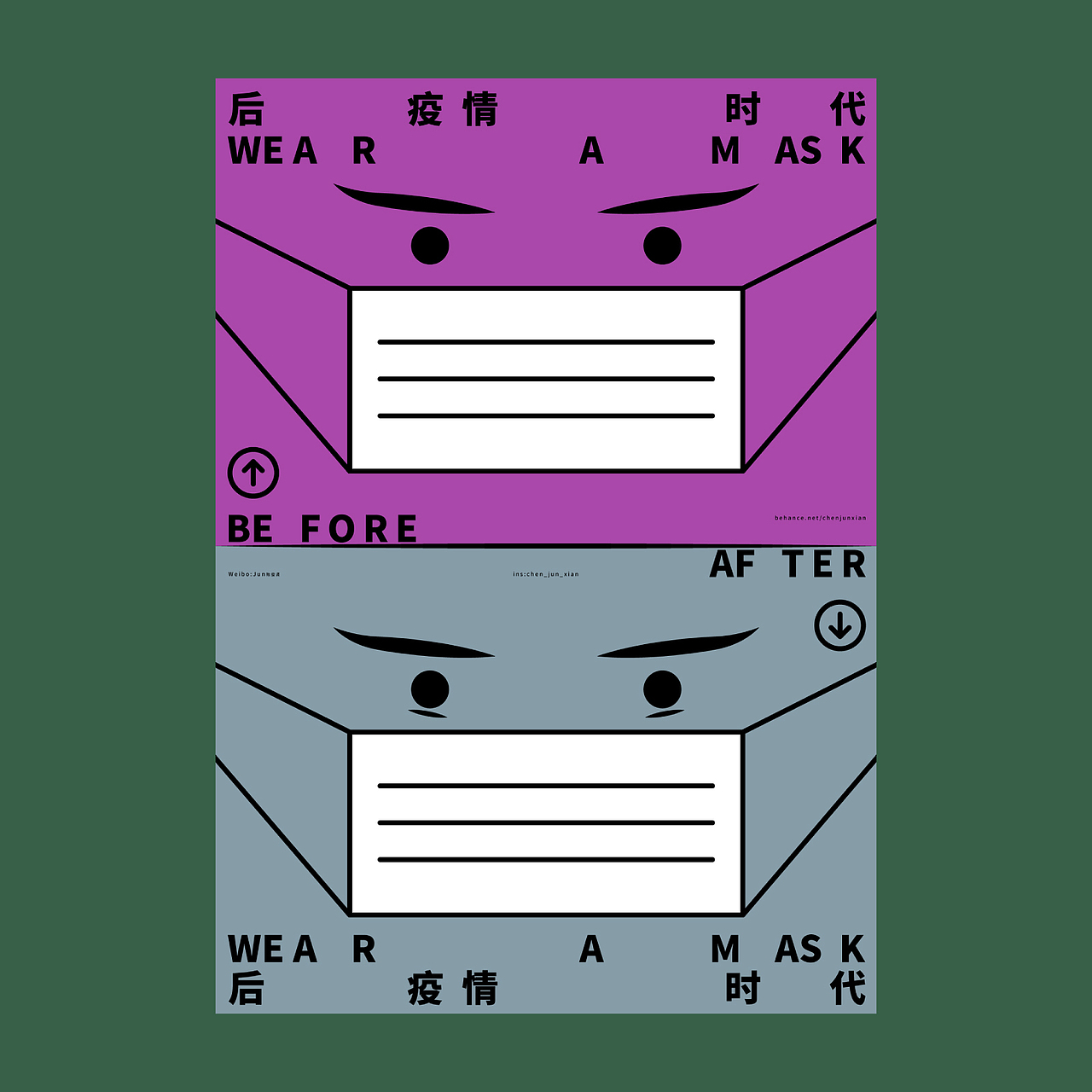 后疫情时代wearamask