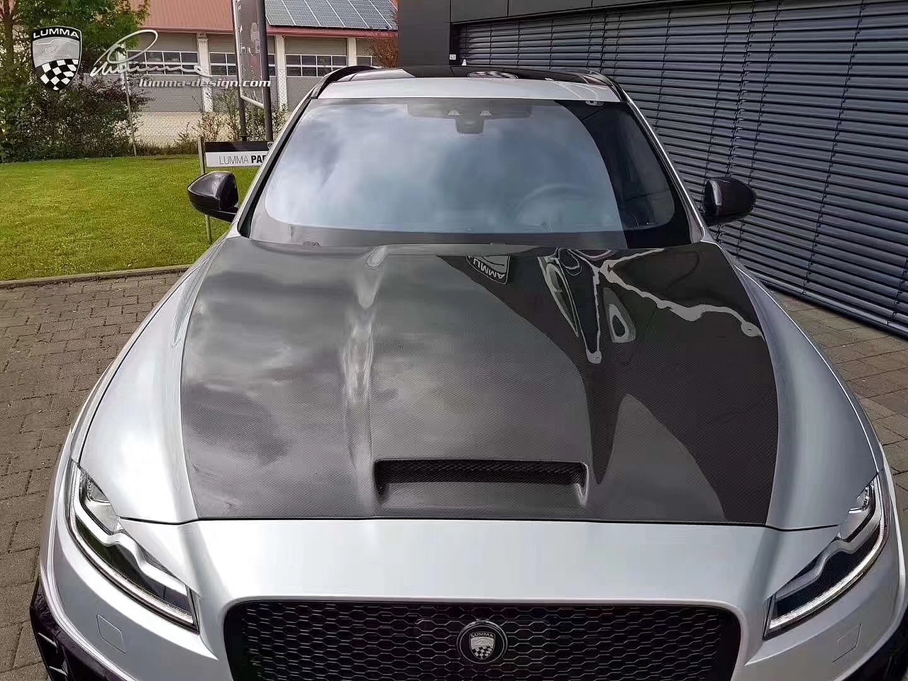 捷豹f-pace 改装升级lumann款宽体包围机盖 前杠 后杠