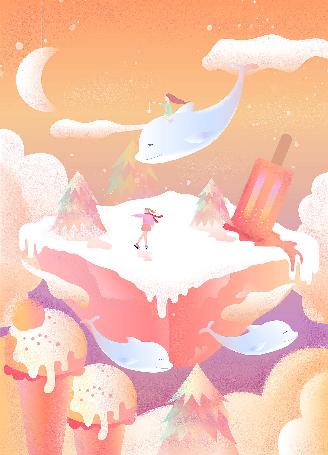 一些插画练习（图ZMjI4MDM2MTY4） - 创作习作 - 站酷设计师大鱼渔原创素材 - 站酷ZCOOL