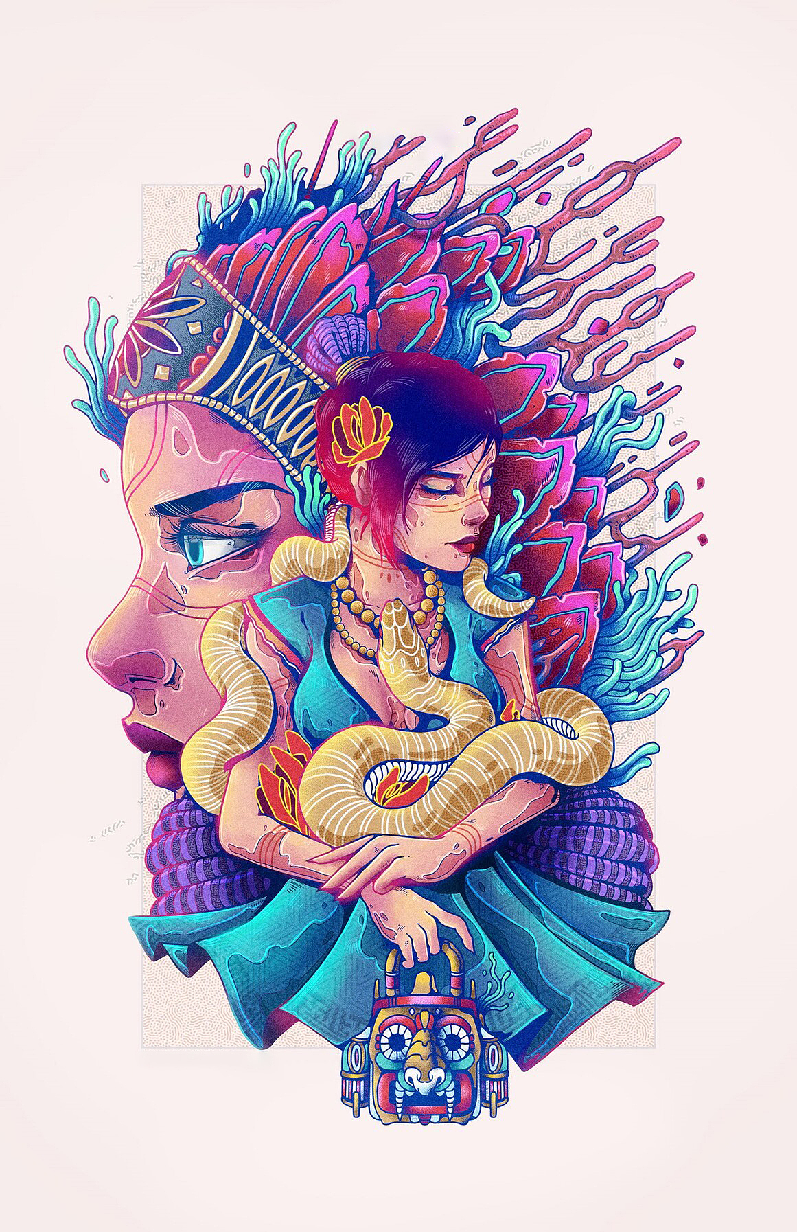 美式插画练习（图ZMjc2NjE0NzI4） - 概念设定 - 站酷设计师柴常芯原创素材 - 站酷ZCOOL