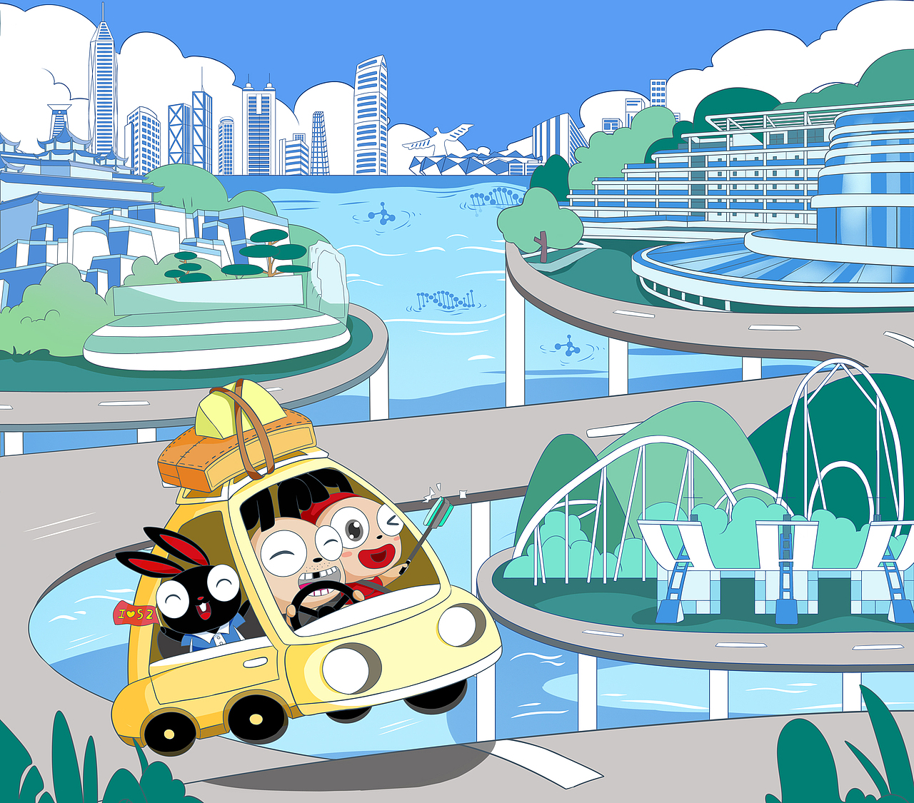 墨公子丨深圳印象（图ZMjUzOTA3NTIw） - 其他动漫 - 站酷设计师墨宝家族原创素材 - 站酷ZCOOL