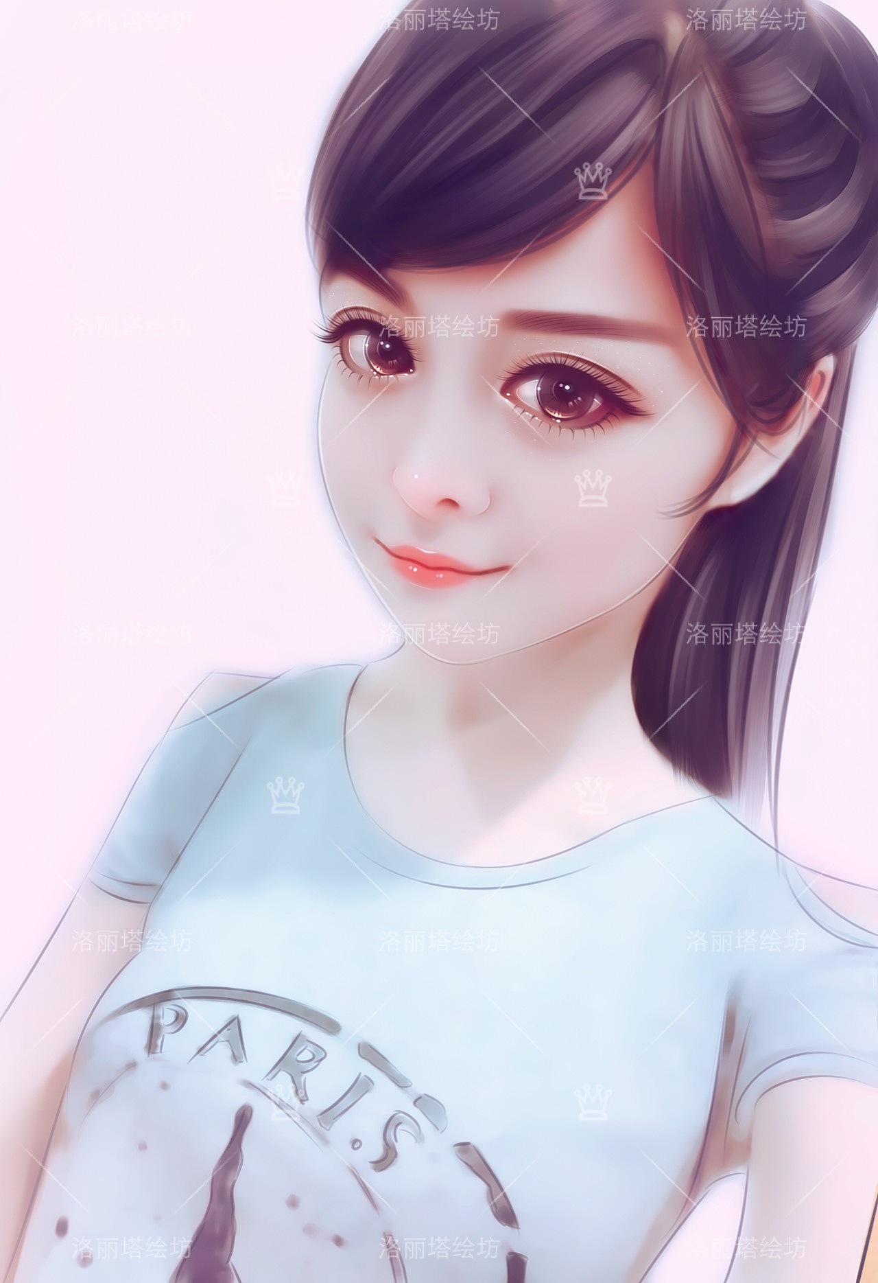 唯美娃娃风转手绘（图ZNDgyMzYxMTI=） - 创作习作 - 站酷设计师奔奔晓蓉原创素材 - 站酷ZCOOL
