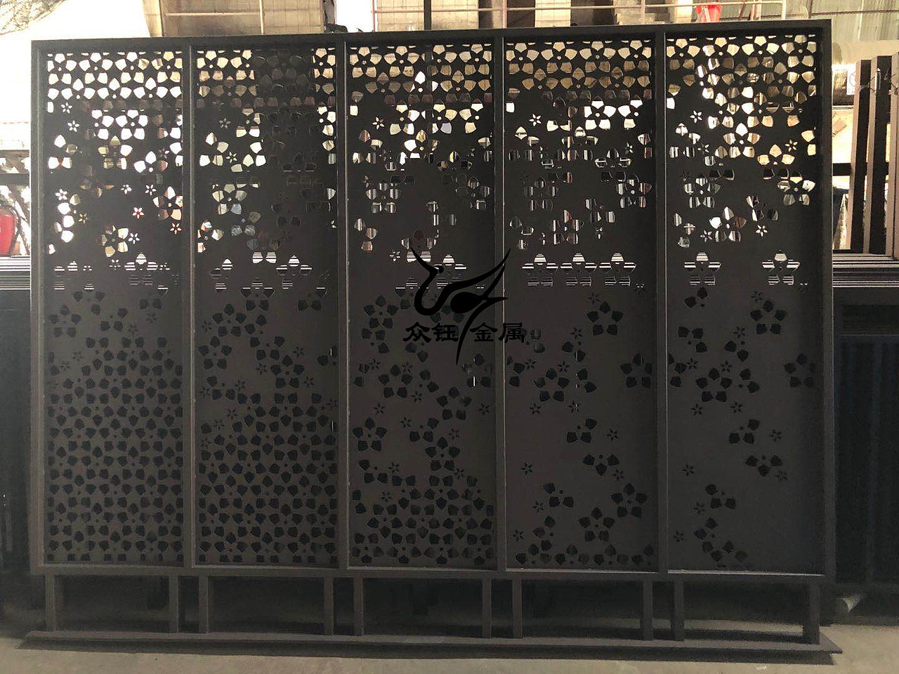 高定园林不锈钢景墙 售楼部不锈钢景墙造型隔断专用
