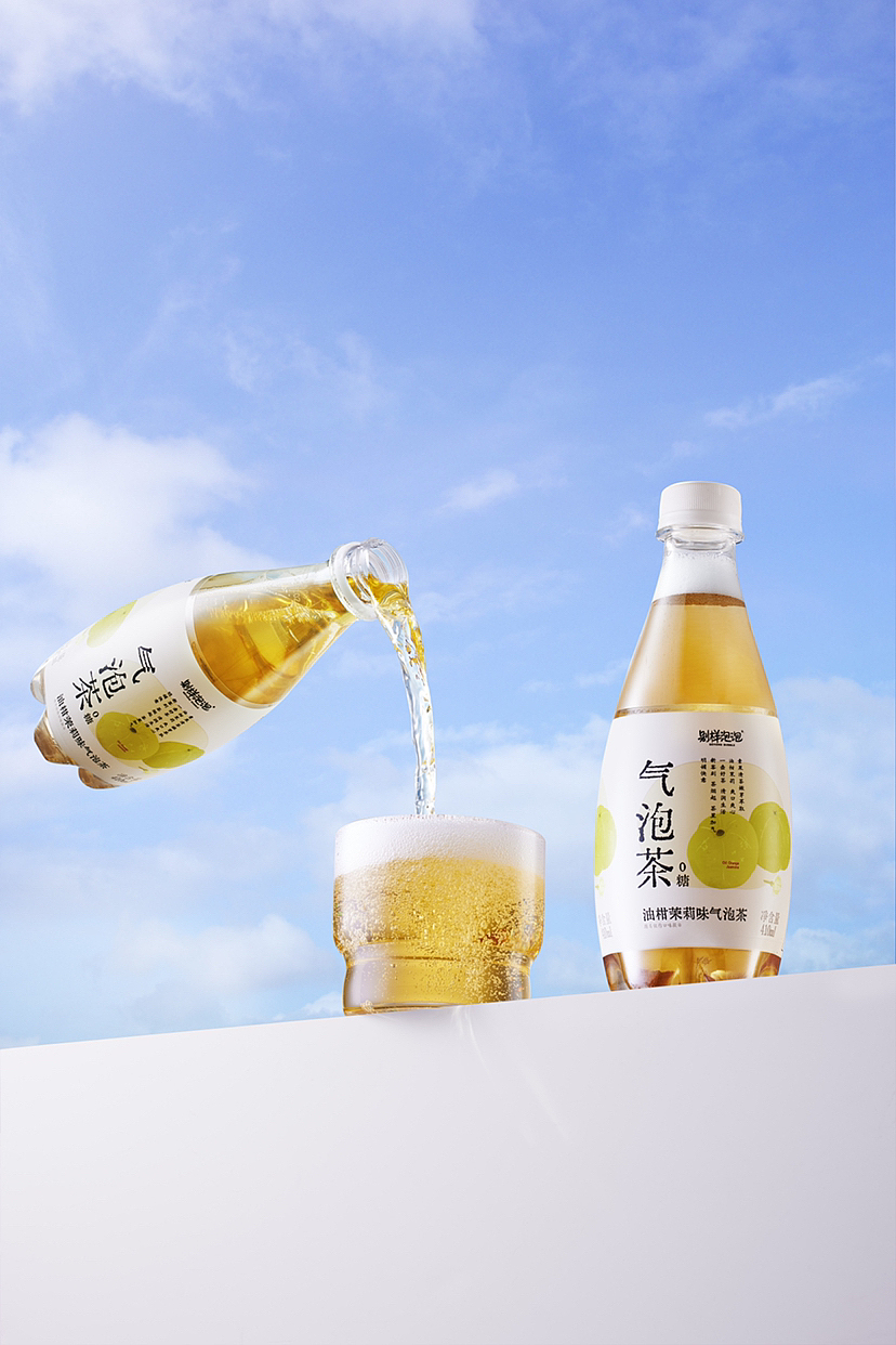 乌龙茶瓶装饮料拍摄