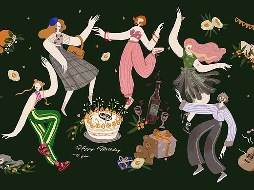 女性聚会-祝你生日快乐