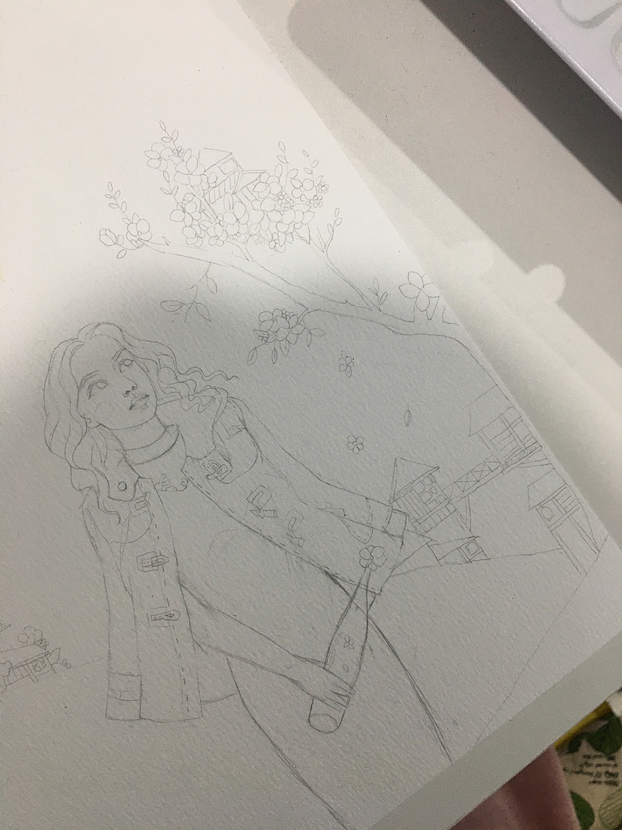 线稿一张 上色前（图ZMTkyMTYyMzgw） - 艺术插画 - 站酷设计师哈米瓜甜原创素材 - 站酷ZCOOL