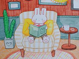 宅在家里畫(huà)個(gè)宅兔幾