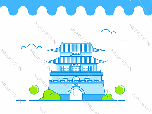 地标系列——奎文门