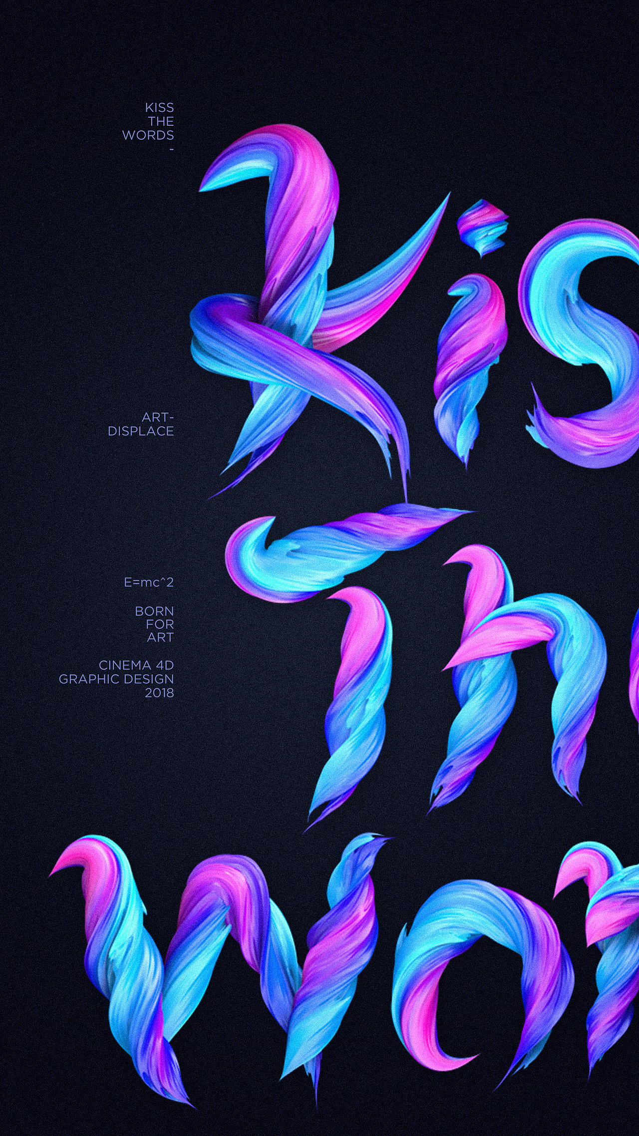 wisted text animation 扭曲文字动画+油漆字