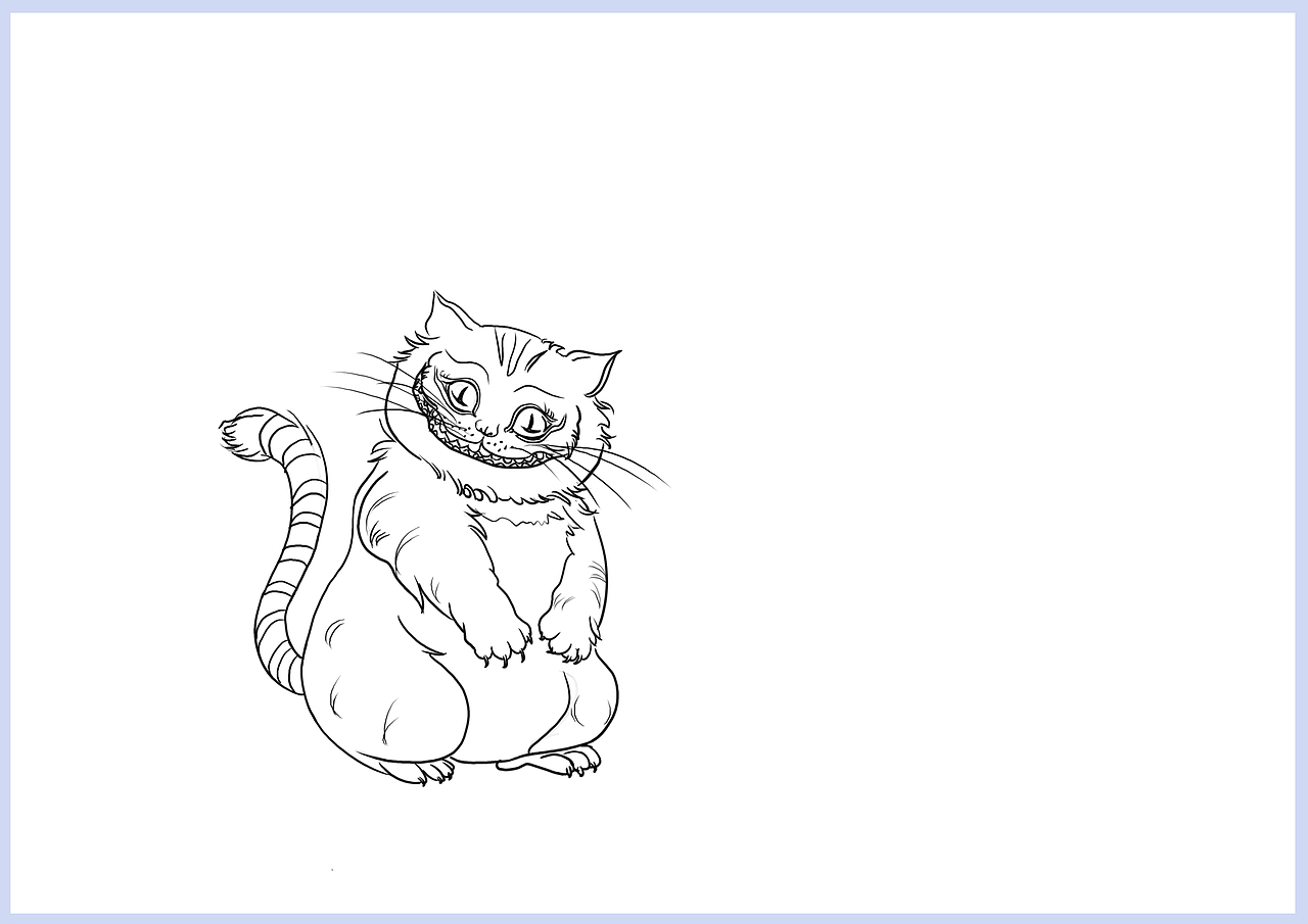 柴郡猫 br>柴郡猫是一只能随时现身随时消失的短毛猫.