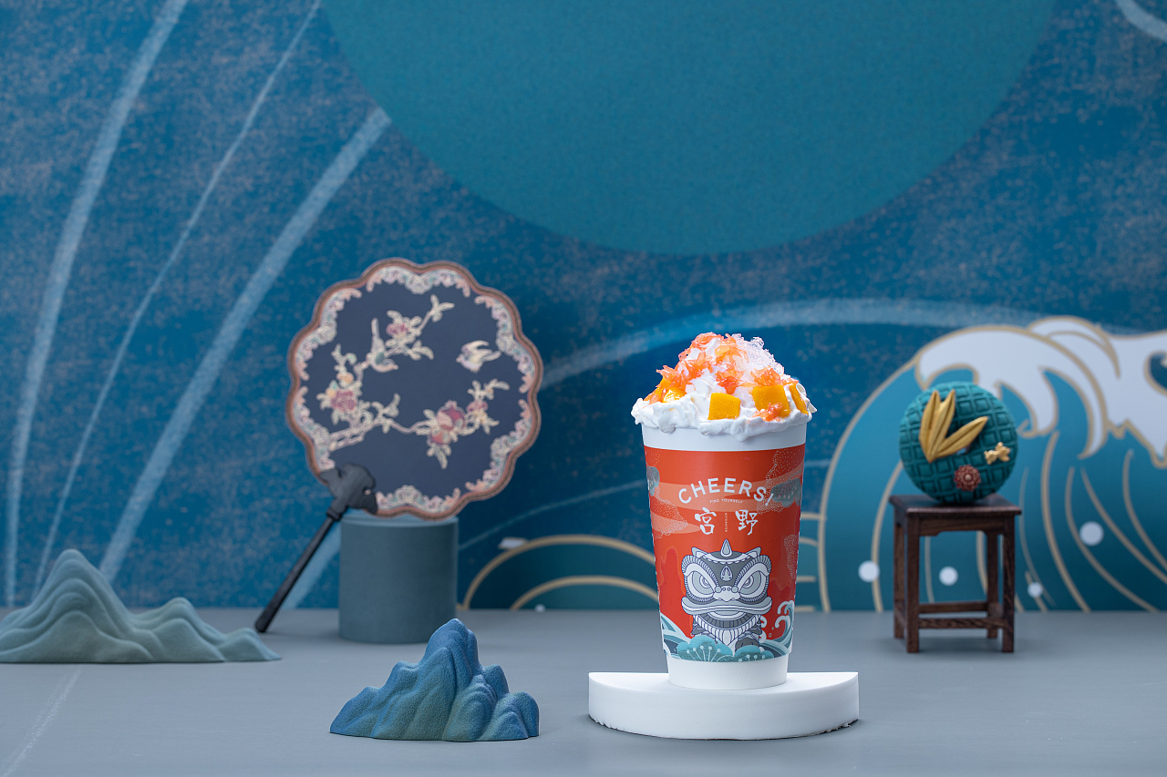 宫野奶茶——国潮茶饮 品牌视觉形象全案设计|平面|品牌|腔调 - 原创