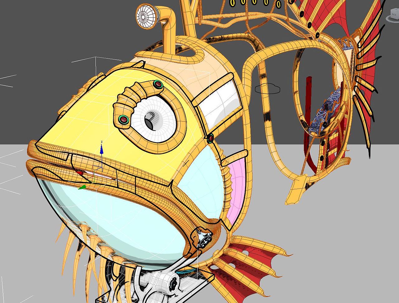 朋克一条鱼（图ZNTk5MDk0NTY=） - 机械/交通 - 站酷设计师omni1976原创素材 - 站酷ZCOOL