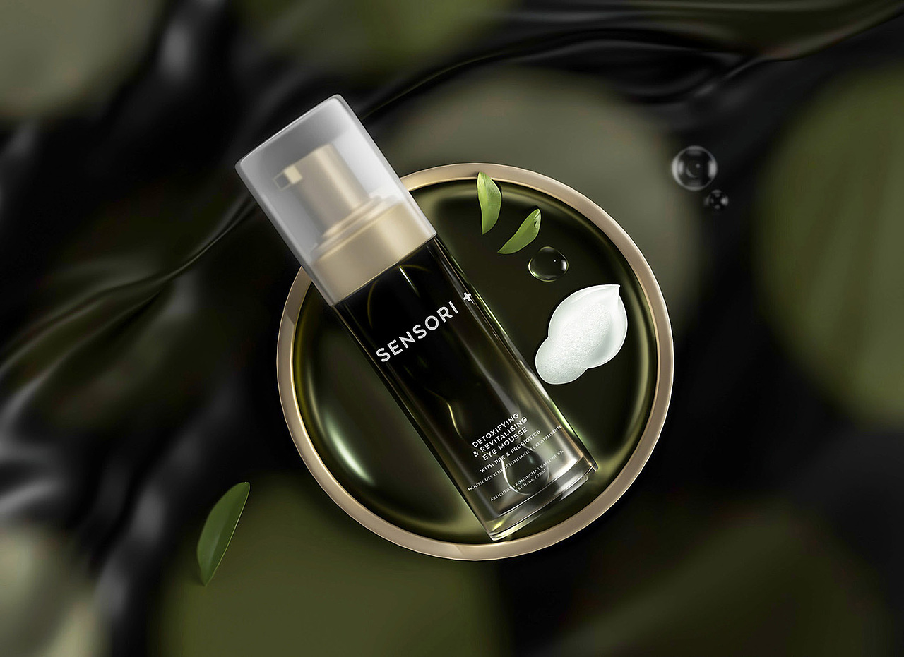 护肤品C4D建模渲染2