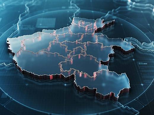 河南科技地图