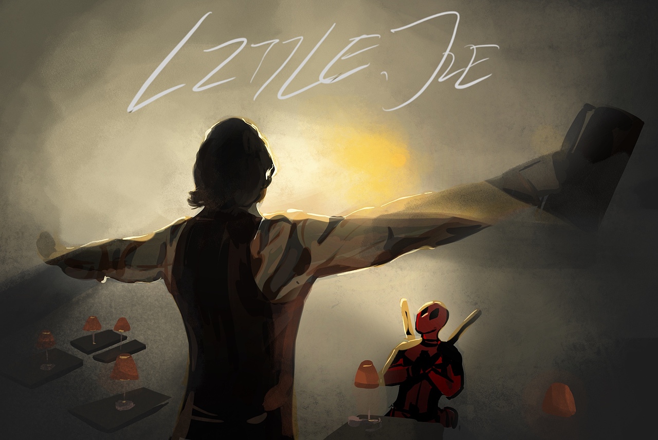 系列插畫(huà)4 小丑第一次的脫口秀的時(shí)候 朋友來(lái)了（圖ZMjAzMTY0MjQ0） - 商業(yè)插畫(huà) - 站酷設(shè)計(jì)師LITTLEJIE笑笑原創(chuàng)素材 - 站酷ZCOOL