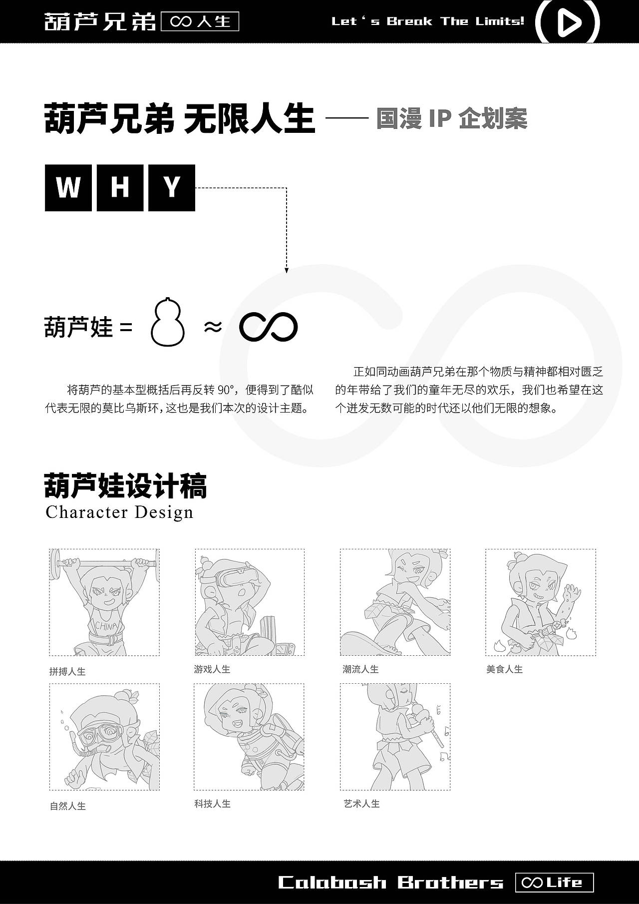 #国漫万创# 葫芦兄弟 X 无限生活（图ZMjcyNDY4MTM2） - IP形象 - 站酷设计师蝉十原创素材 - 站酷ZCOOL