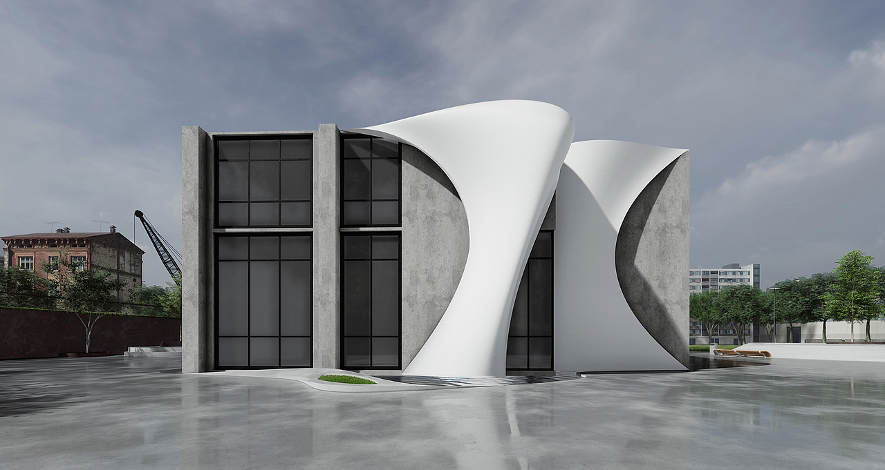 “不存在”的艺术展览馆建筑以及周边环境设计（图ZMjMzNjk4MDYw） - 建筑设计 - 站酷设计师JHBOOM工作室原创素材 - 站酷ZCOOL