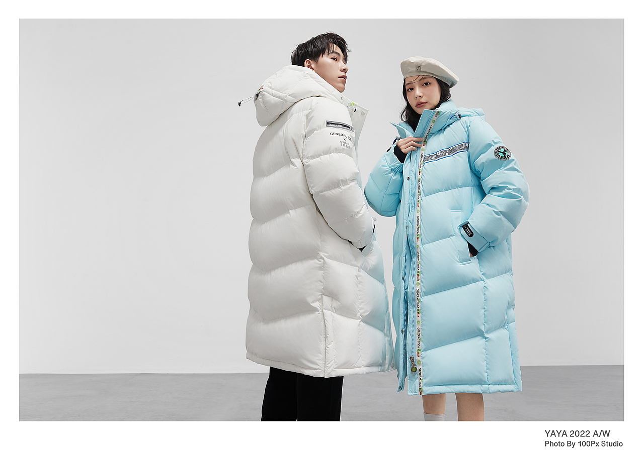 羽绒服拍摄｜YAYA羽绒服2022A/W 设计师联名系列（图ZMzE5NDEyMDgw） - 人像摄影 - 站酷设计师WaiTinG0417原创素材 - 站酷ZCOOL