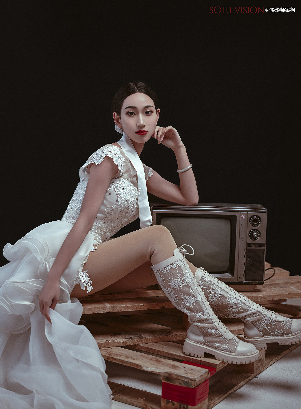 复古新娘妆面/绍兴人像肖像拍摄