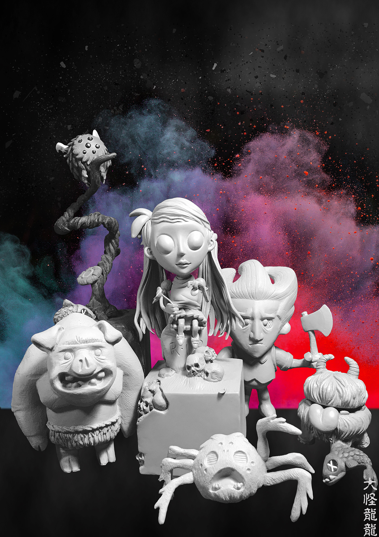 饥荒新作《温蒂的独白》素模展示