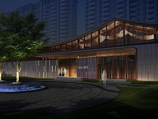 住宅小区夜景灯光设计