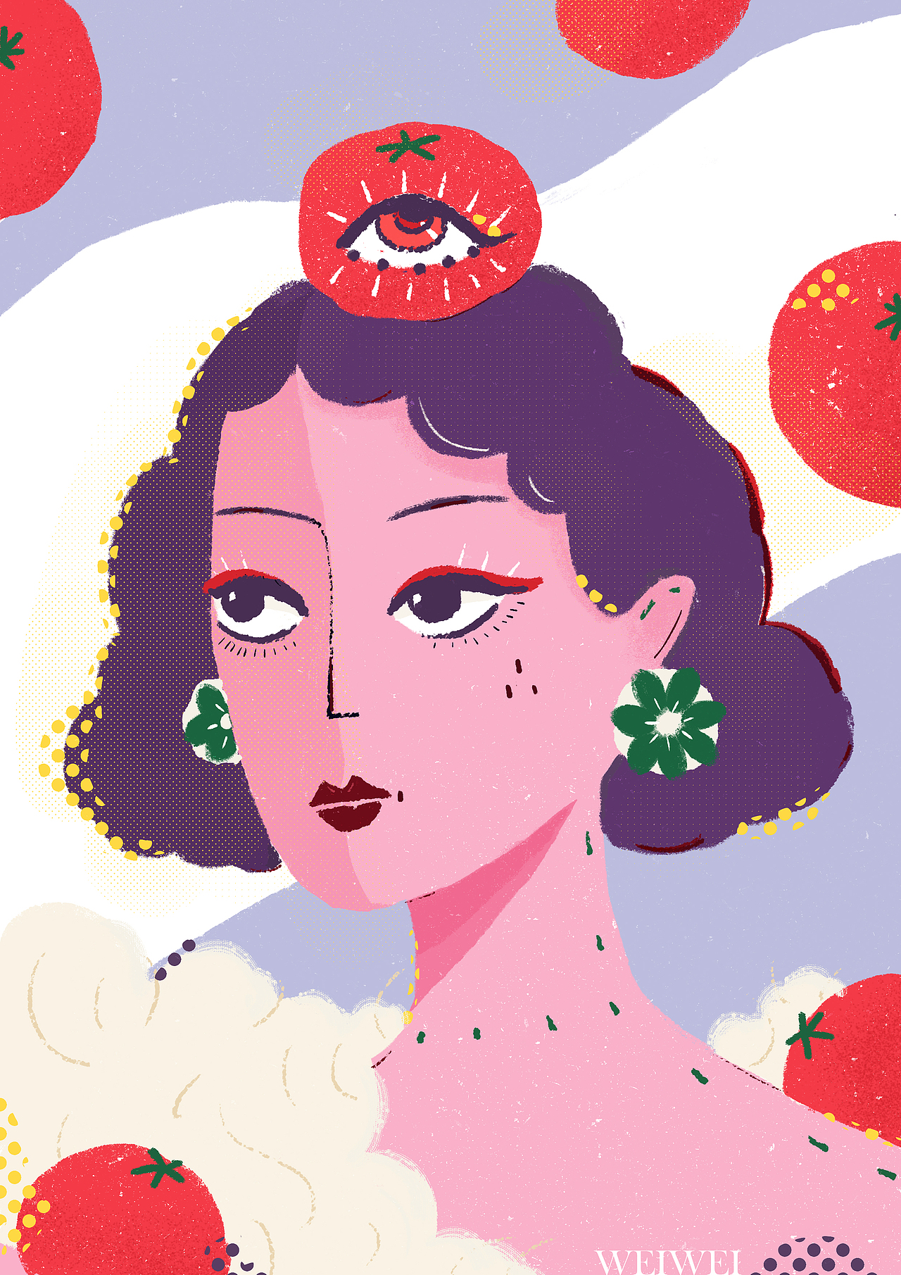 摸鱼画的一些女生头像（图ZMjM3NjcyMzg4） - 创作习作 - 站酷设计师weiwei查无窦唯原创素材 - 站酷ZCOOL