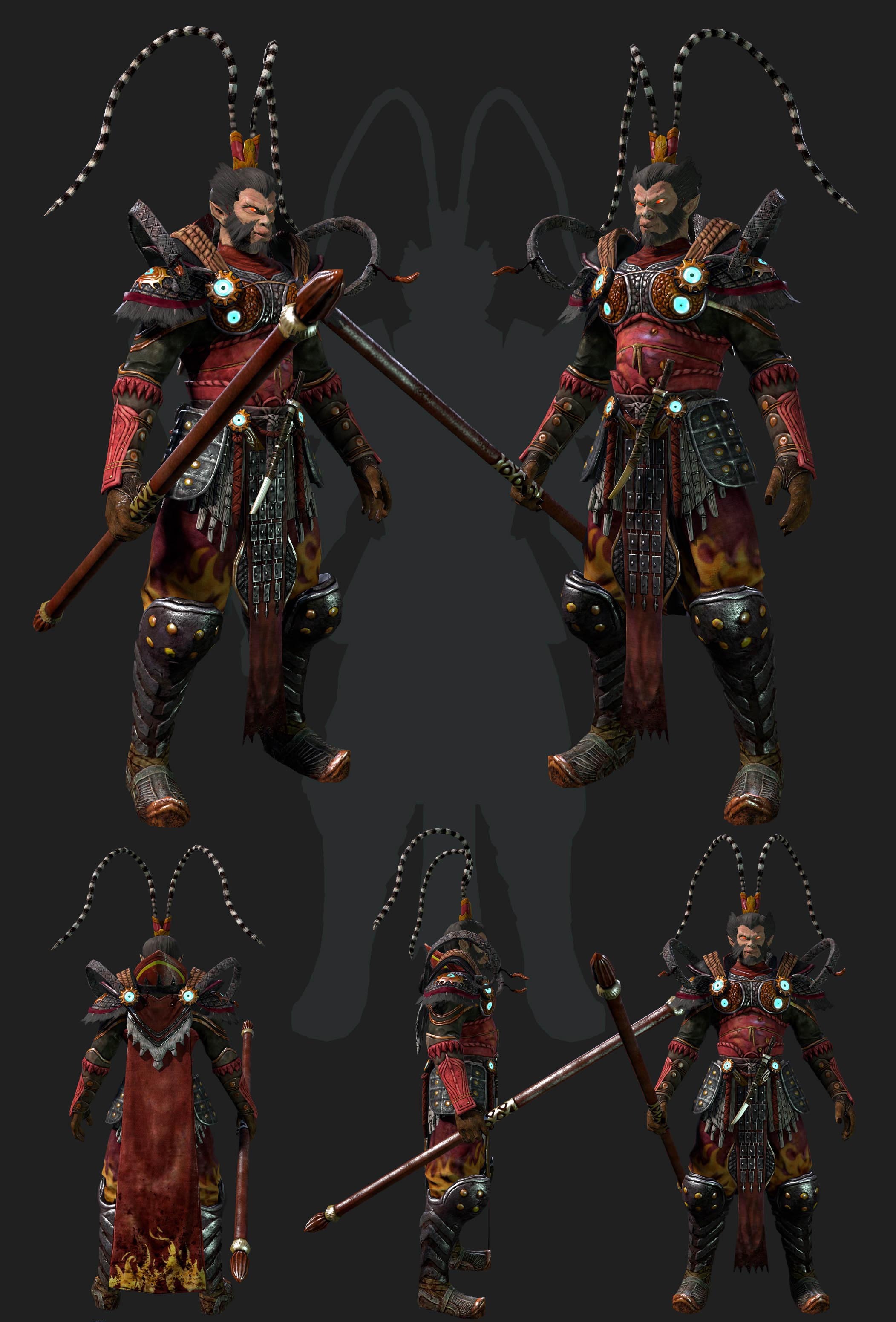 次时代角色(免费下载)|三维|人物/生物|西安乐趣游戏 - 原创作品