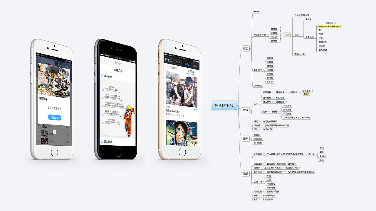 鲤鱼IP平台APP设计（已上线）（图ZODkwNTA4Njg=） - APP界面 - 站酷设计师安然ADT原创素材 - 站酷ZCOOL