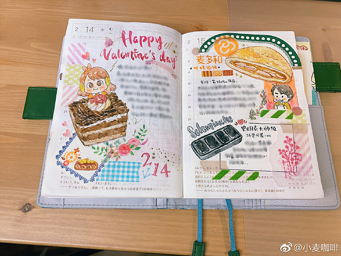 给你看看我的手帐吧