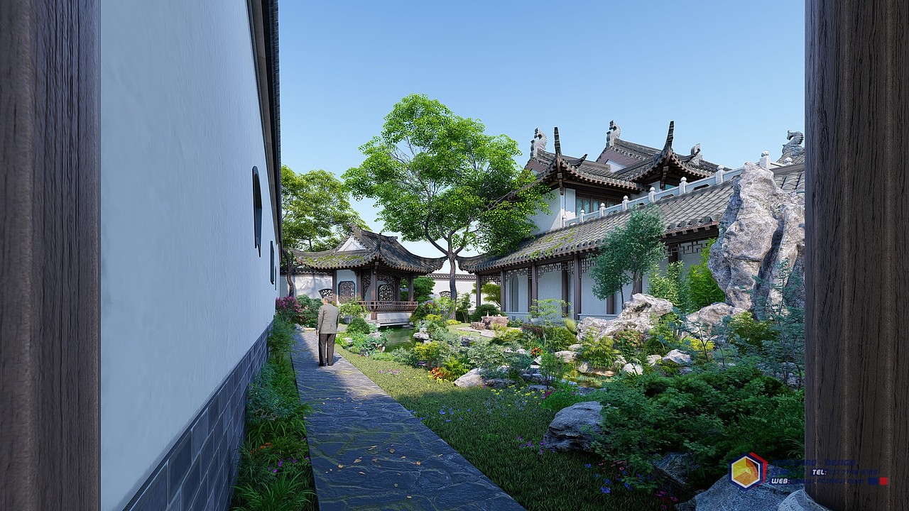 lumion 表现动画 苏州园林（图ZMTEwOTUwMDY4） - 动画片 - 站酷设计师BEEHIVE_唐原创素材 - 站酷ZCOOL