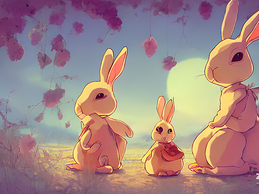 #AI创作实验室#兔子玩偶