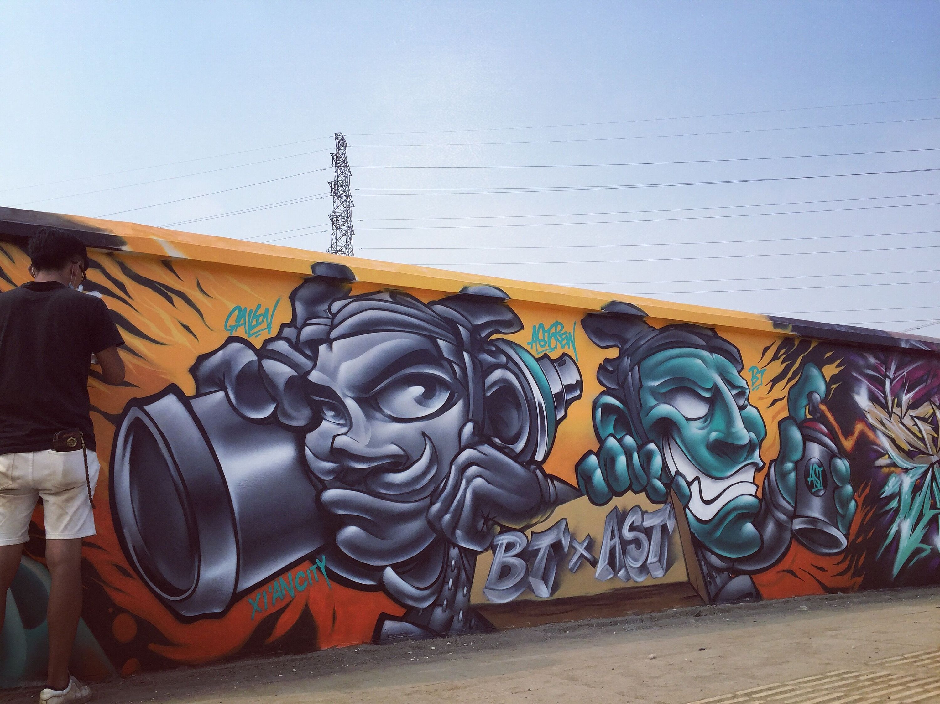 西安涂鸦astcrew graffiti studio 往期作品回顾