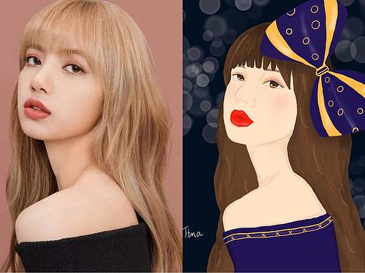 procreate练习打卡之我的女神Lisa（个人主页-ZNDQyMzkzMjg=） - 创作习作 - 站酷设计师小仙女不是小仙女原创素材 - 站酷ZCOOL