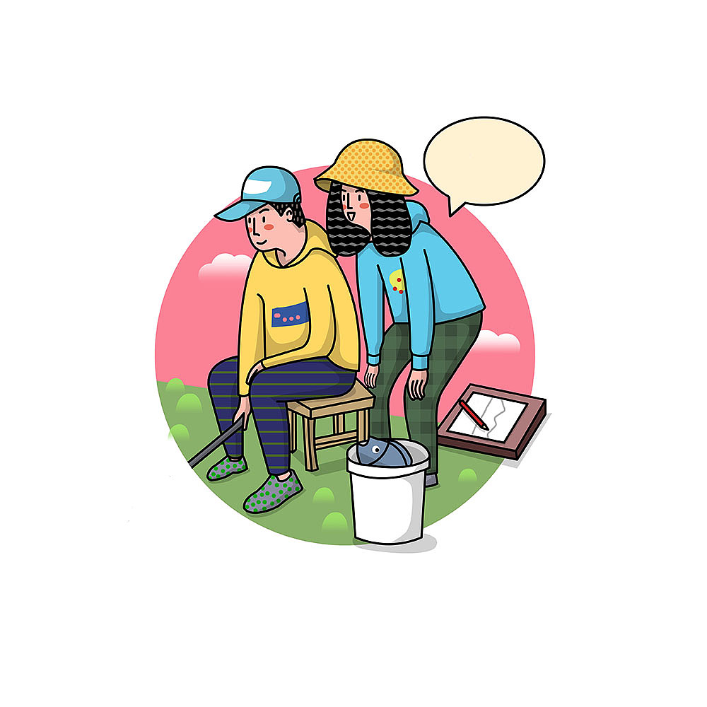 陪伴是最长情的告白（图ZNjA2NzU5ODg=） - 商业插画 - 站酷设计师crysta1211原创素材 - 站酷ZCOOL