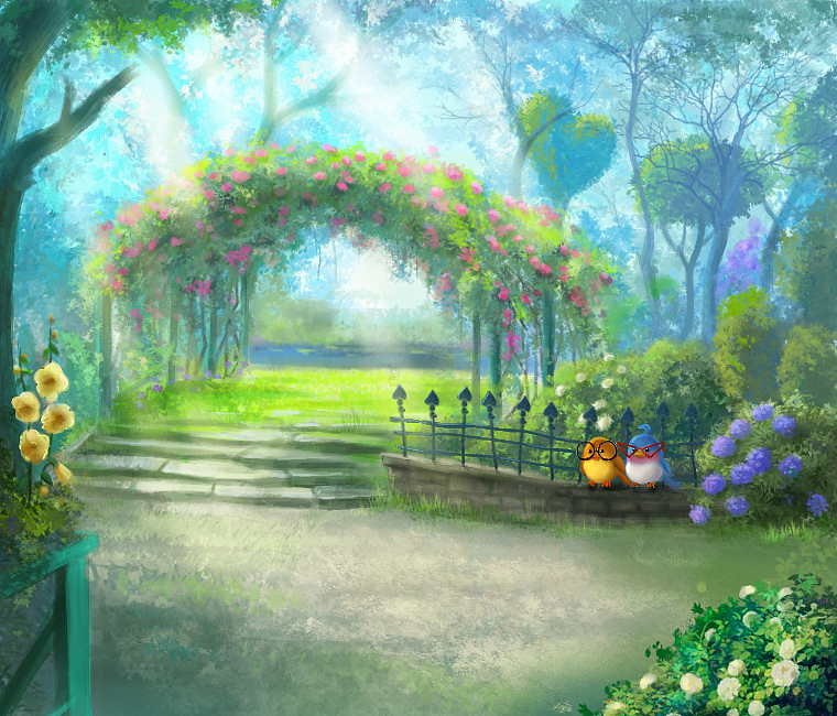 爱丽丝梦游仙境q版游戏场景