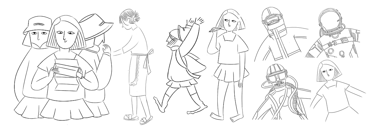 【宝藏】人物线稿笔记